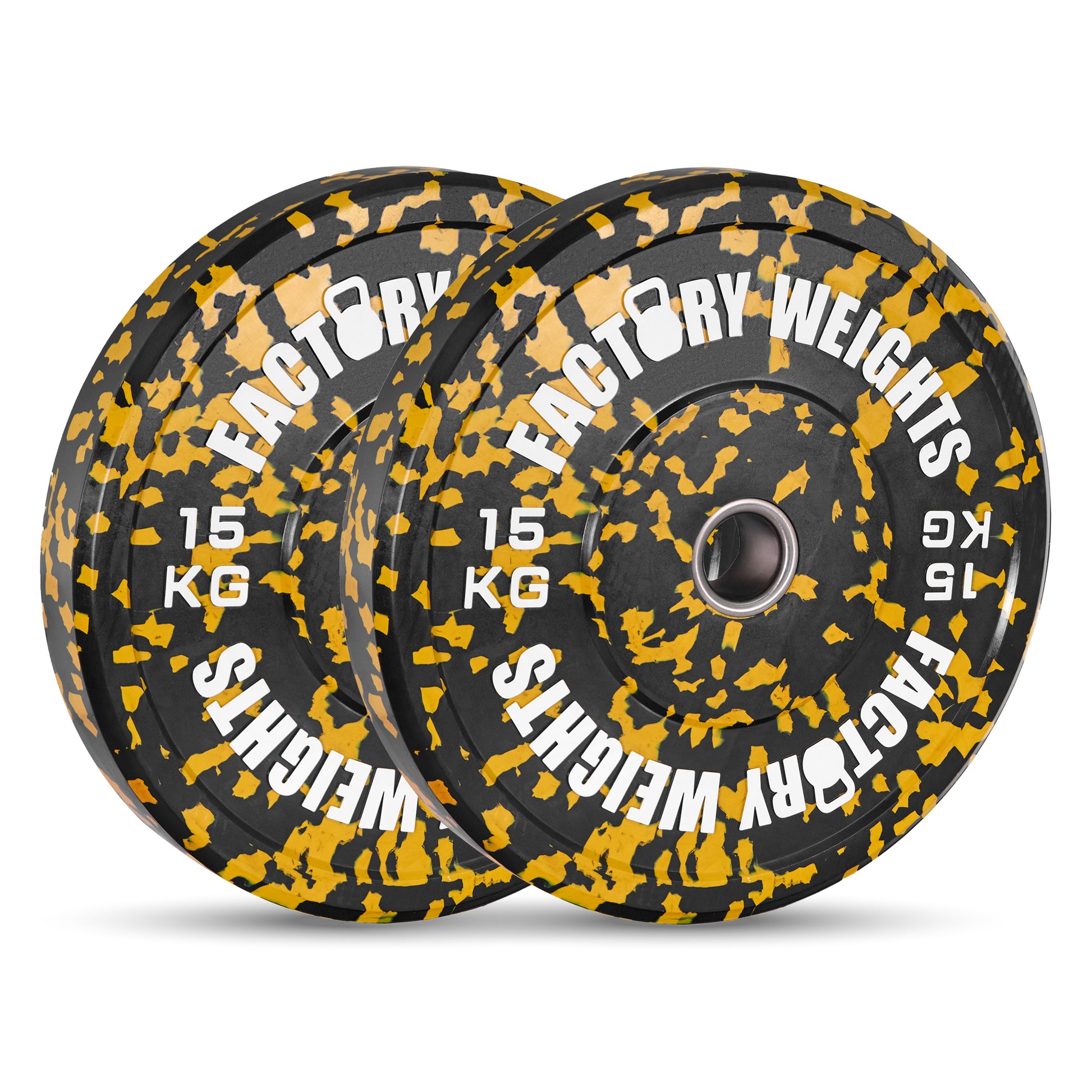 Fleck Bumper Plates (Pair) 2 X 15KG 