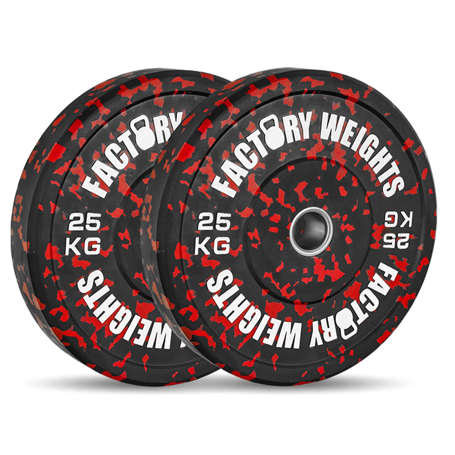 Fleck Bumper Plates (Pair) 2 X 25KG 