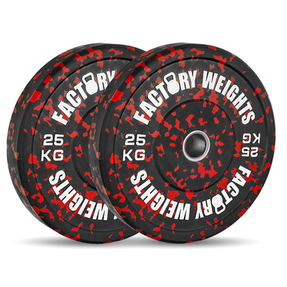 Fleck Bumper Plates (Pair) 2 X 25KG 