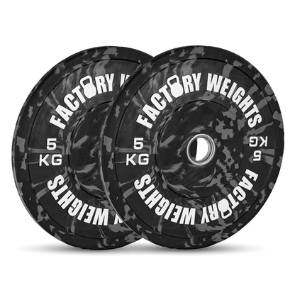 Fleck Bumper Plates (Pair) 2 X 5KG 
