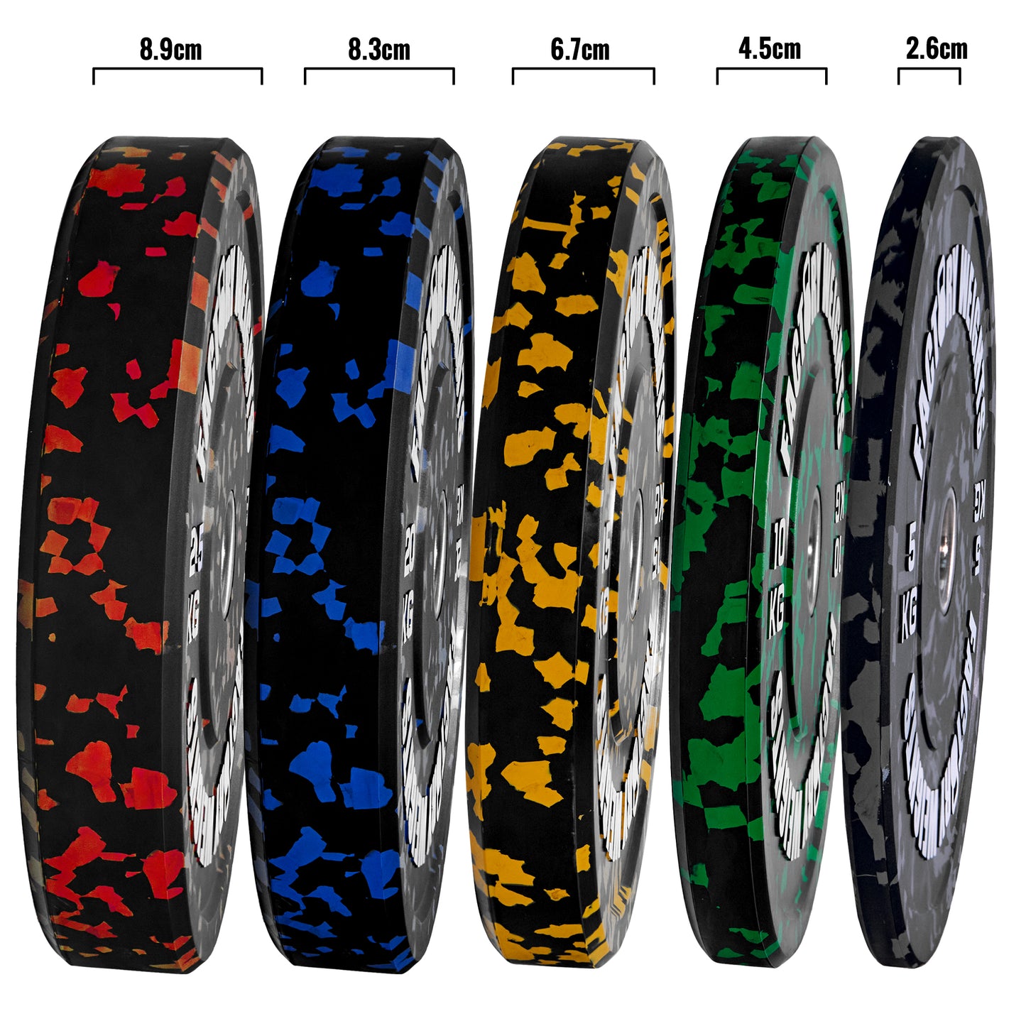 Fleck Bumper Plates (Pair) 