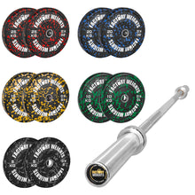 150kg Fleck Bumper Plate Set