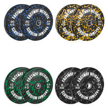 100kg Fleck Bumper Plate Set