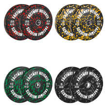 110kg Fleck Bumper Plate Set