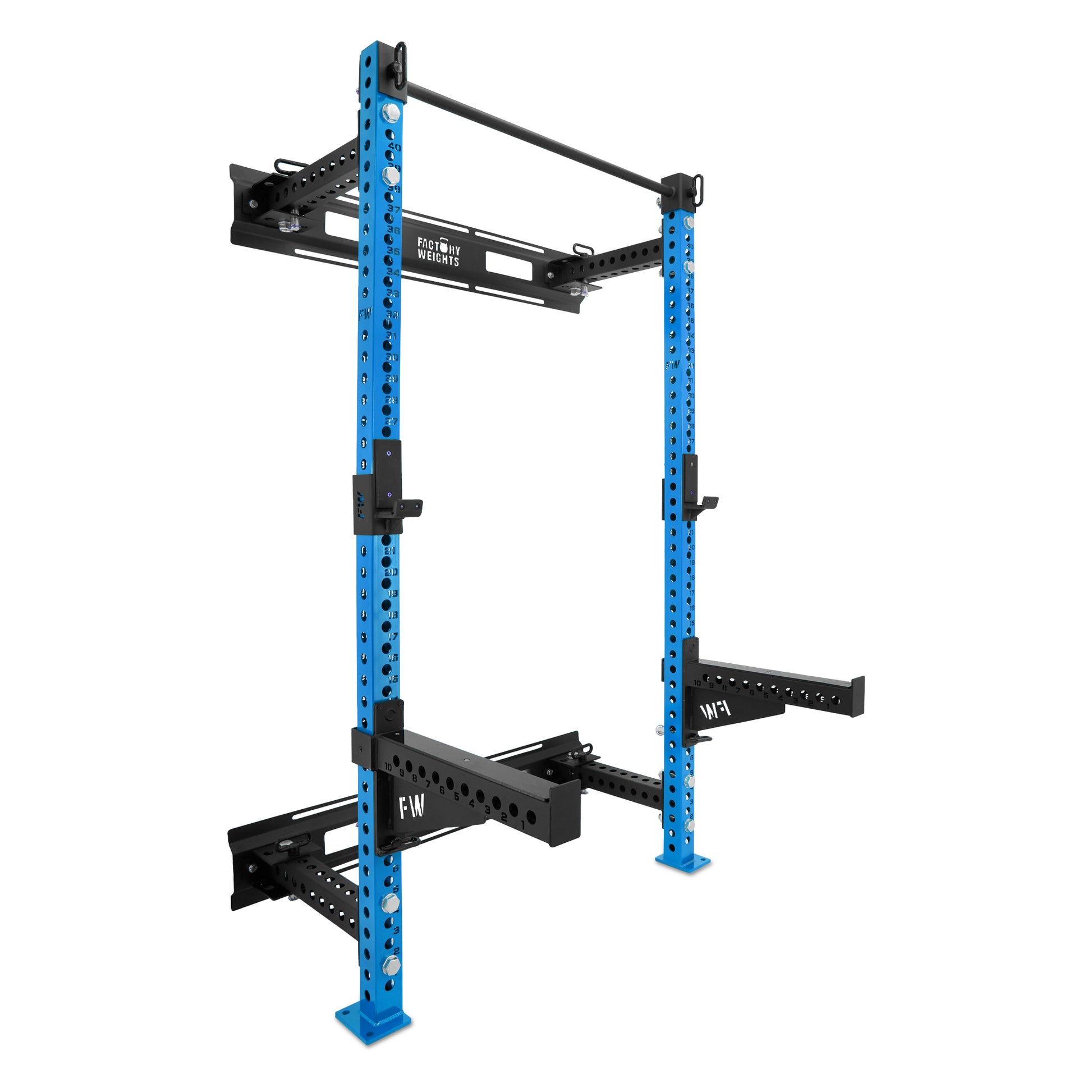 Regular Folding Wall Rack Blue Spotter Arms 