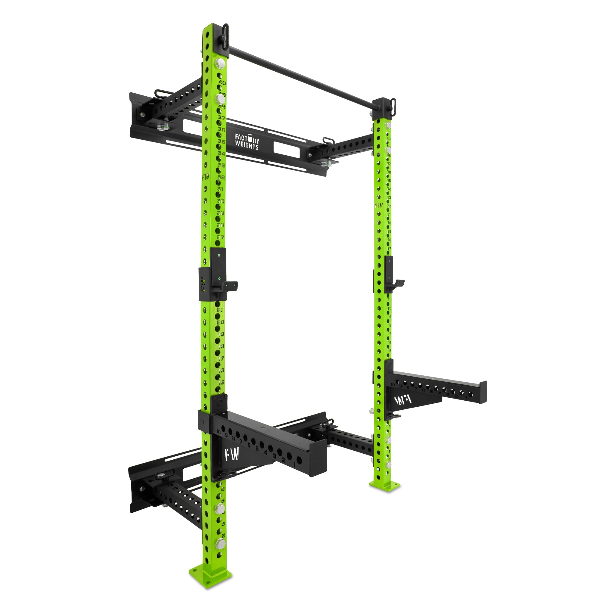 Wall half rack clearance