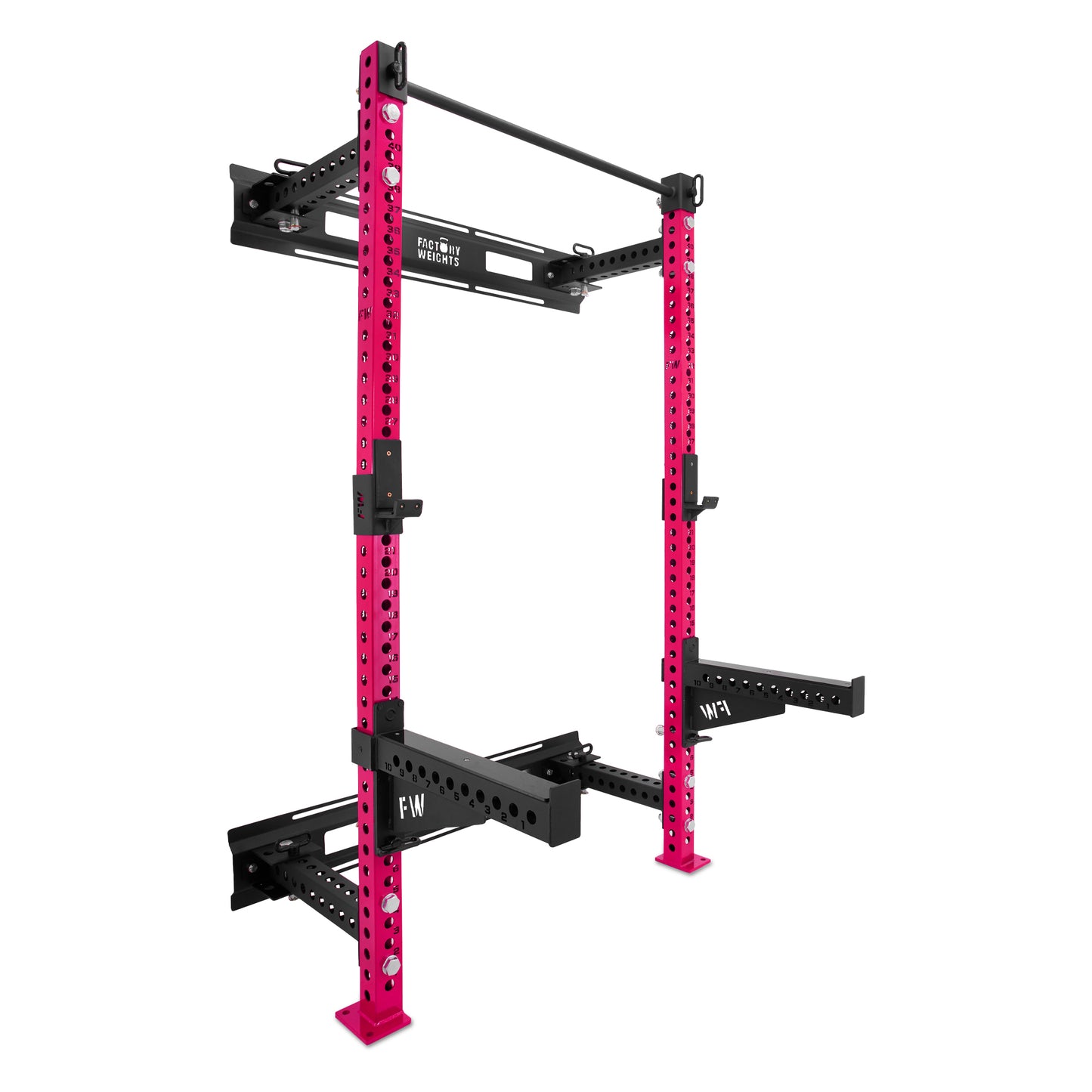 Regular Folding Wall Rack Pink Spotter Arms 