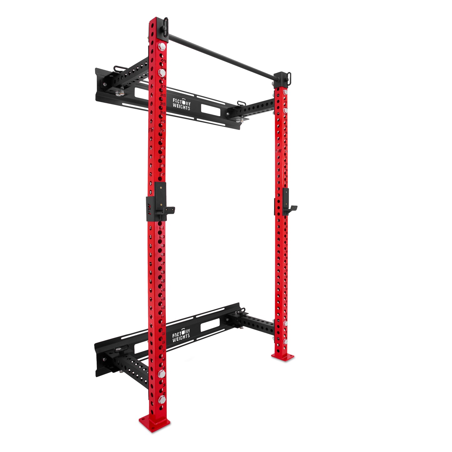 Regular Folding Wall Rack Red No 