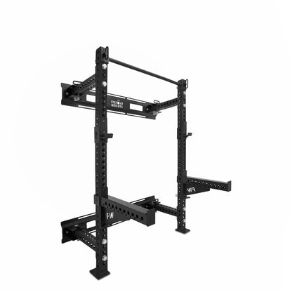 Short Folding Wall Rack Black Spotter Arms 