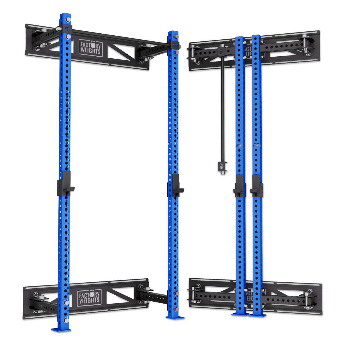 Tall Folding Wall Rack