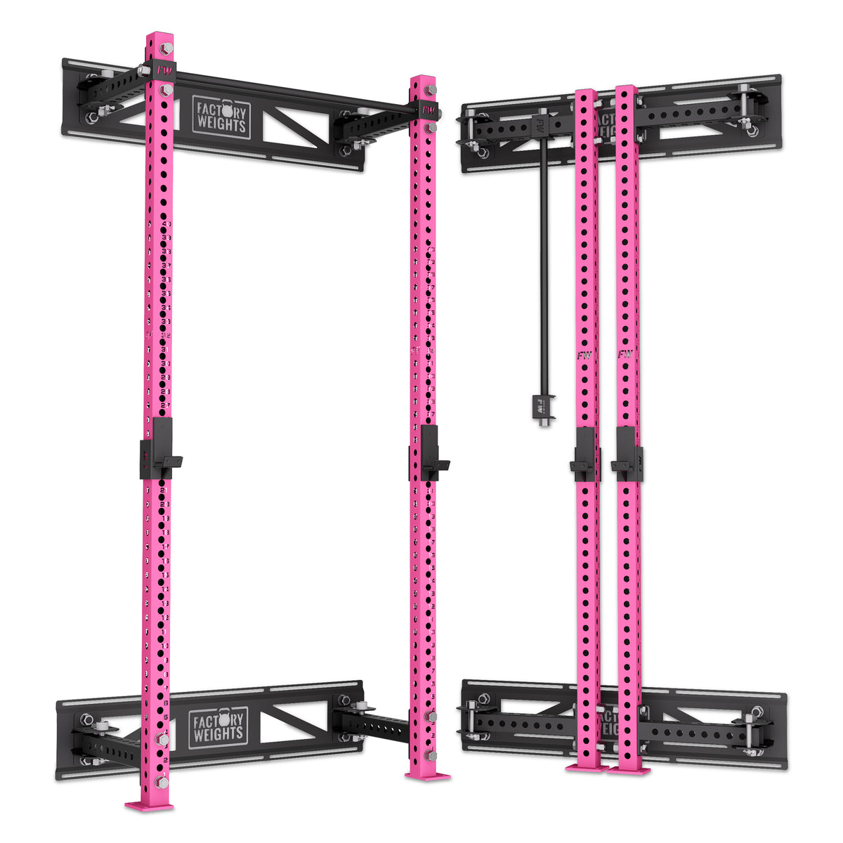 Tall Folding Wall Rack