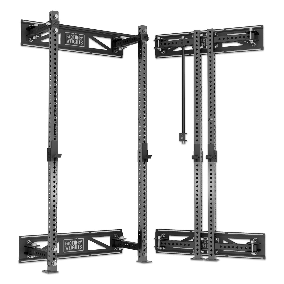 Tall Folding Wall Rack