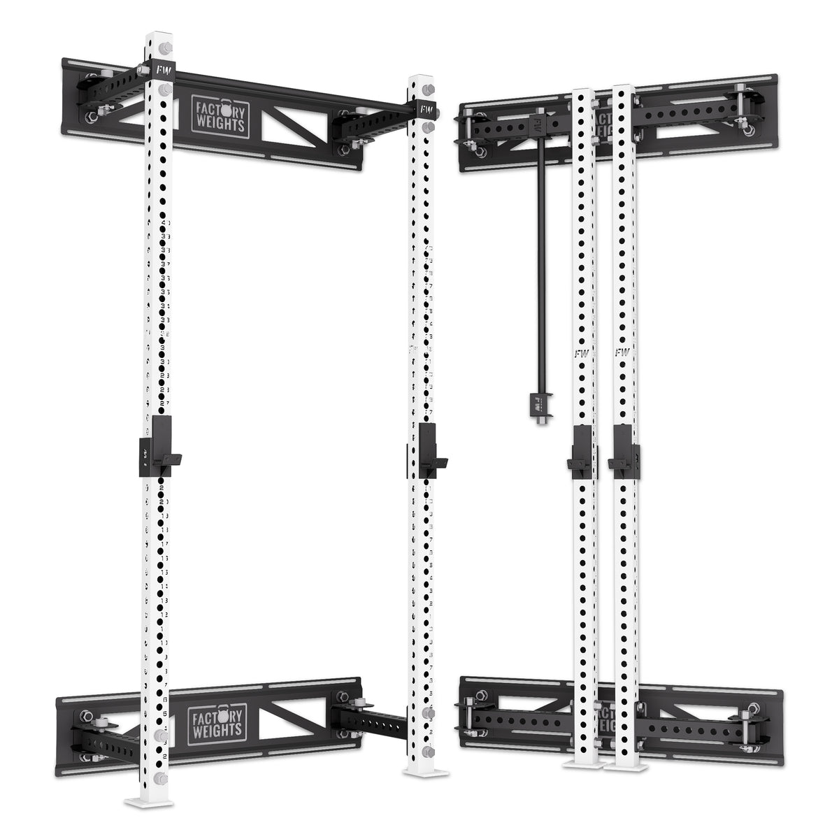 Tall Folding Wall Rack