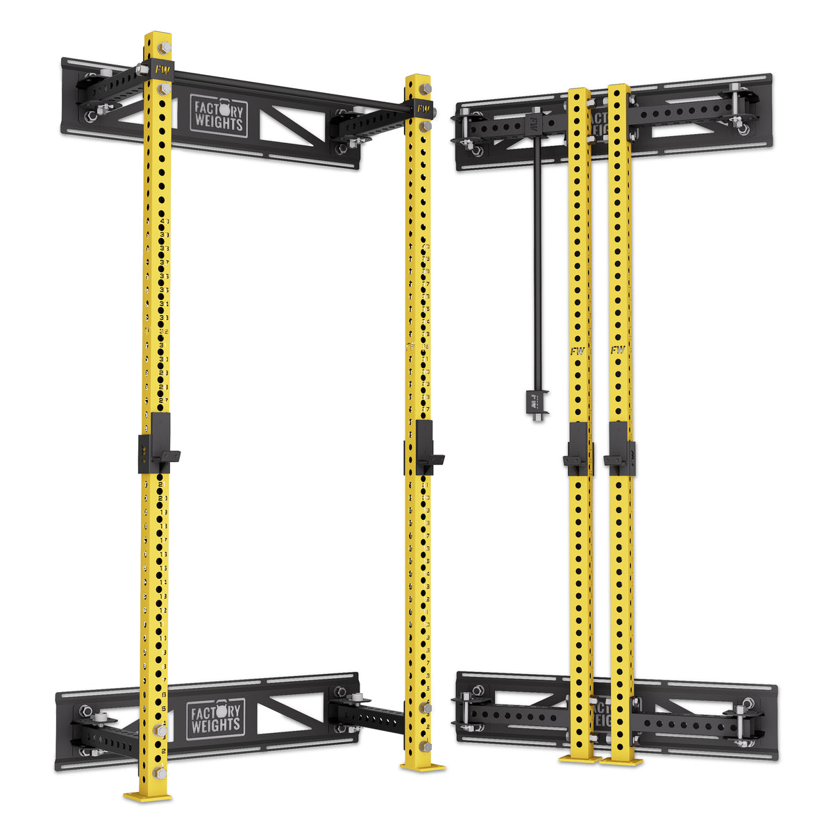 Tall Folding Wall Rack