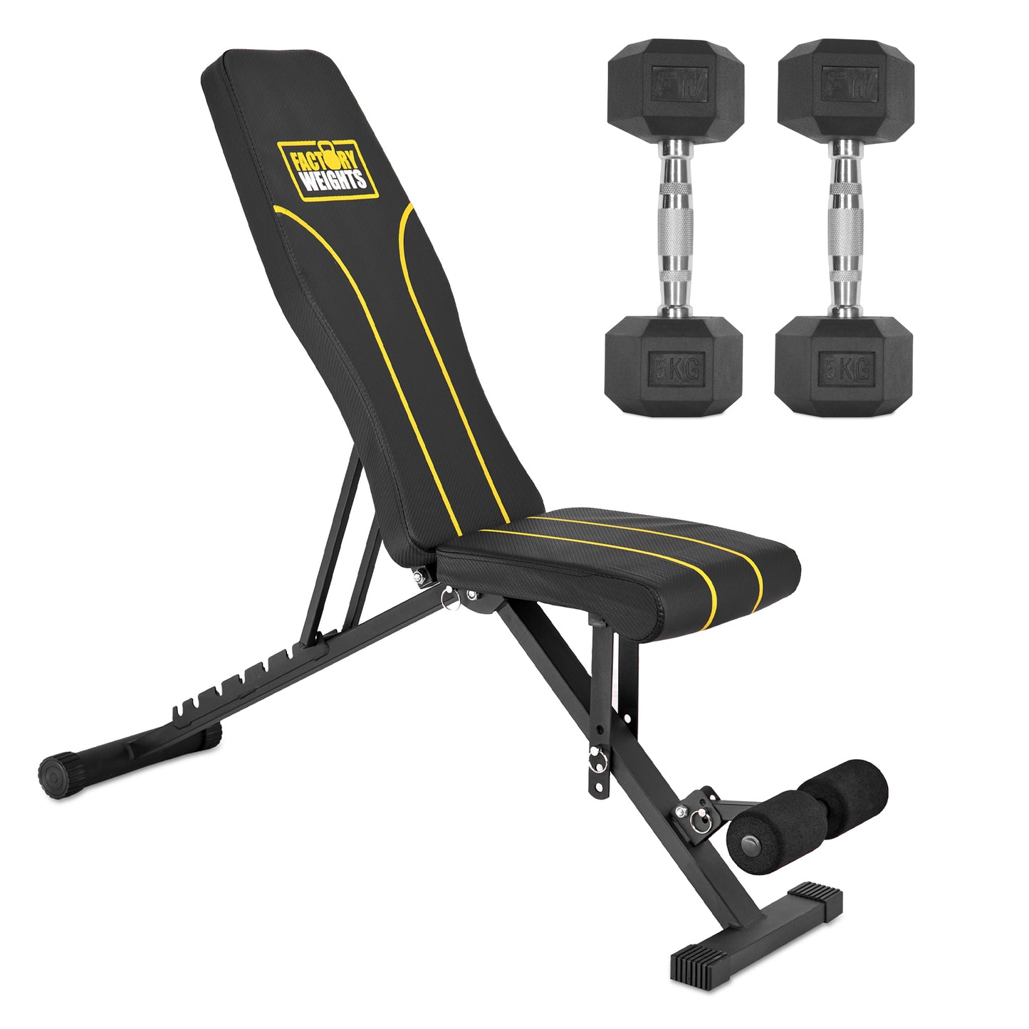 FW1 Bench and Dumbbell Bundle