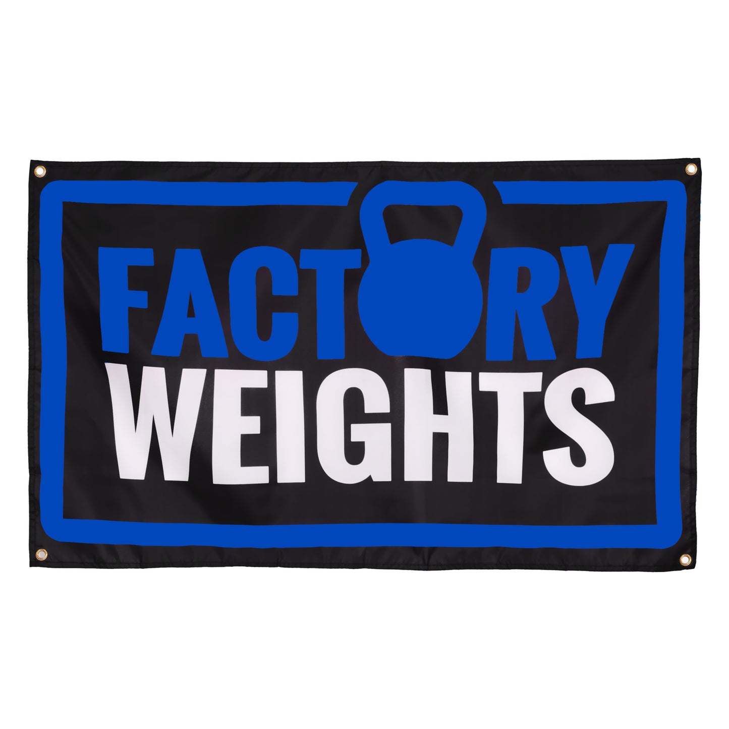 Factory Weights Gym Banner Flag