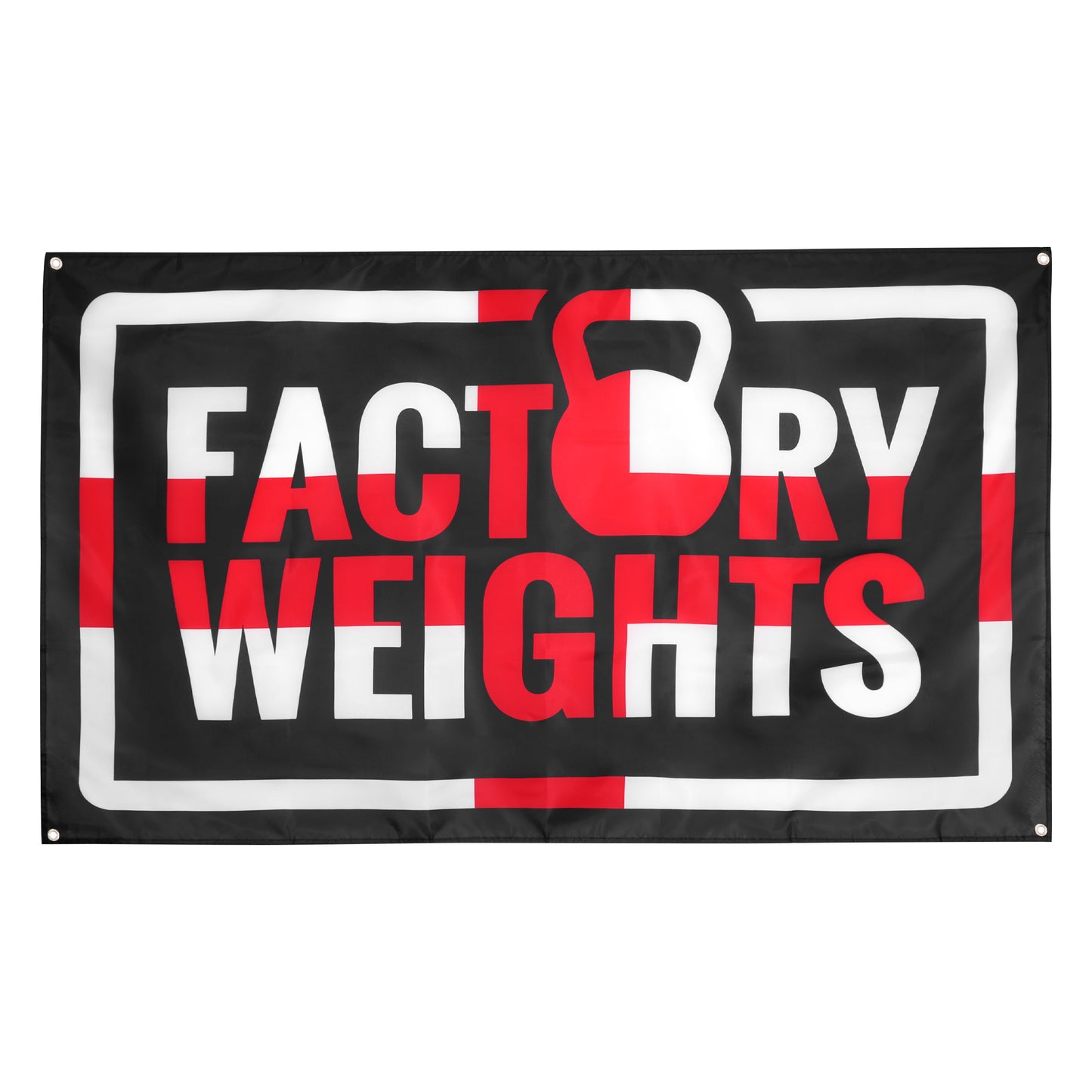 Factory Weights Gym Banner Flag