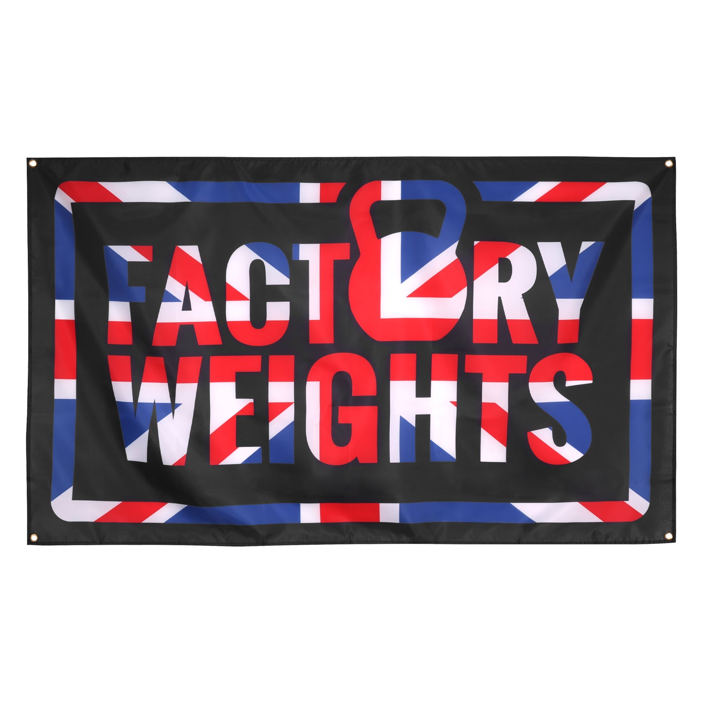 Factory Weights Gym Banner Flag