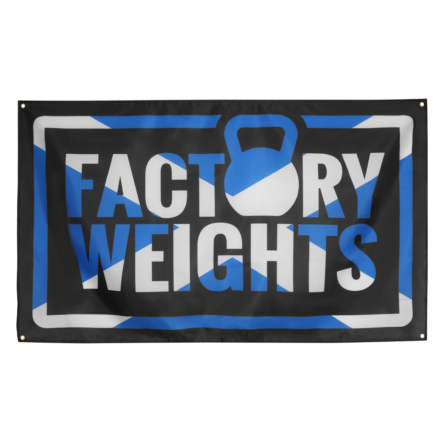 Factory Weights Gym Banner Flag
