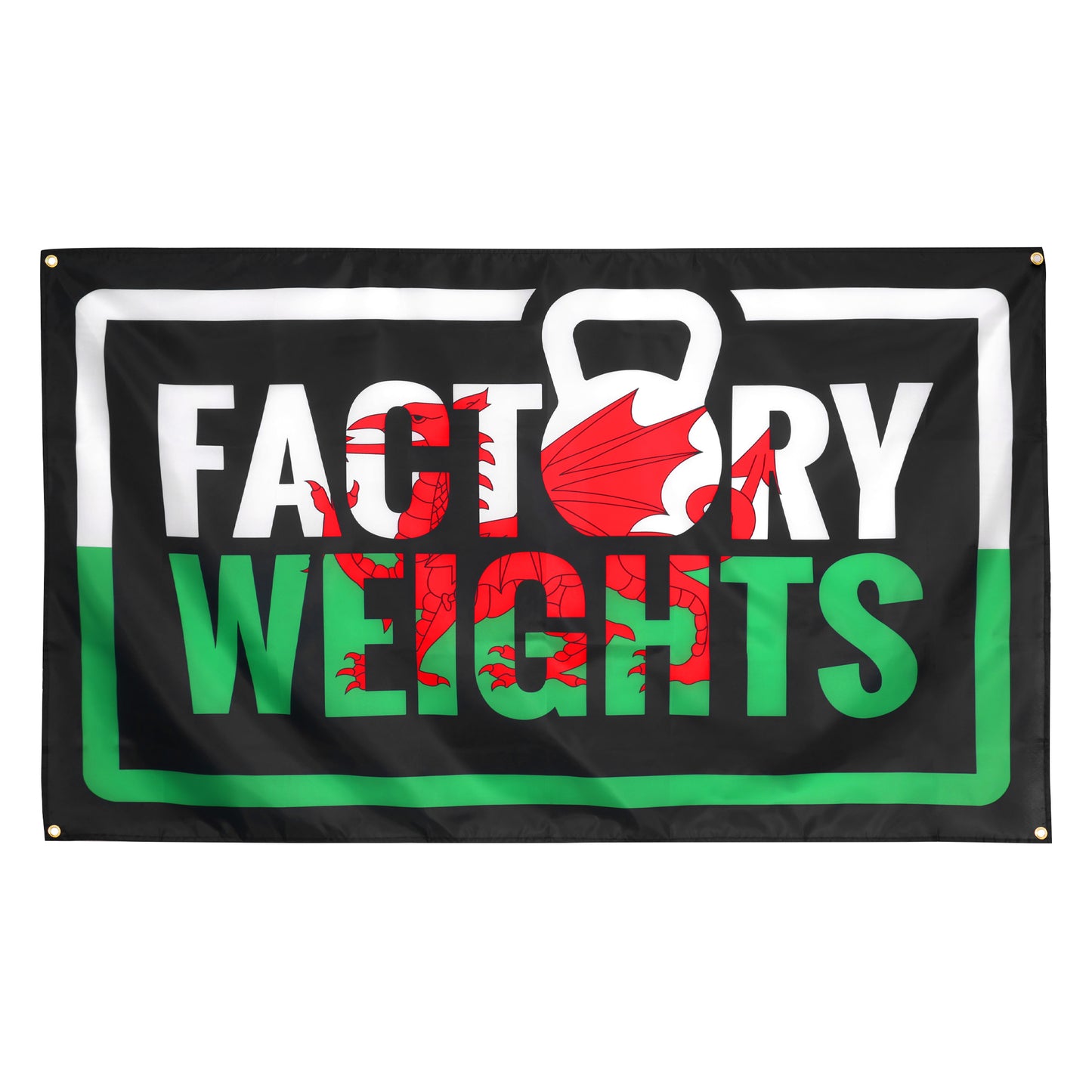 Factory Weights Gym Banner Flag