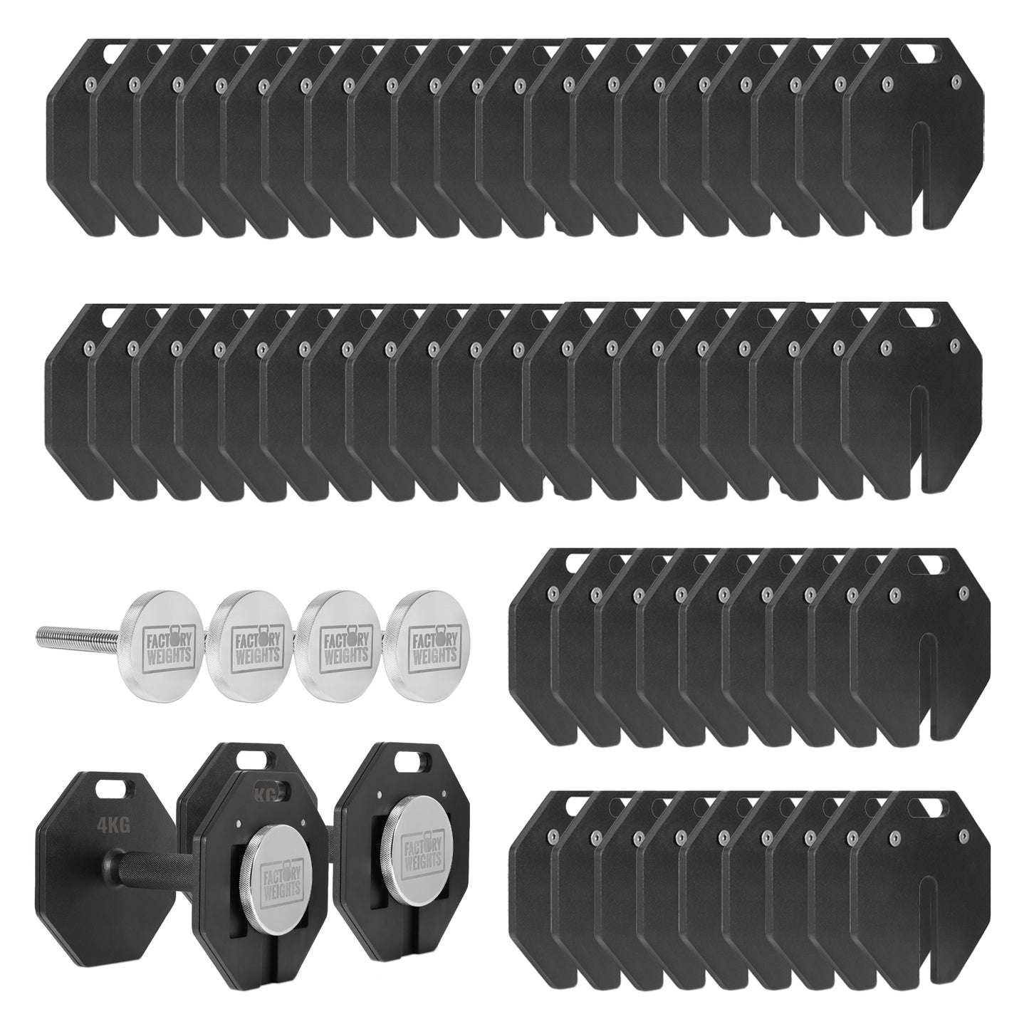 Nexus Adjustable Dumbbells x2