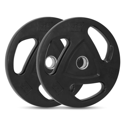 Rubber Weight Plates (Pair) 2 X 25KG 