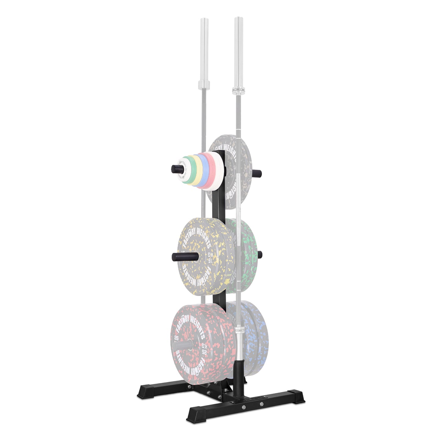 Olympic Weight Storage Tree with Barbell Storage