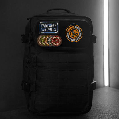 Rubber Fleck Plate Velcro Patch 
