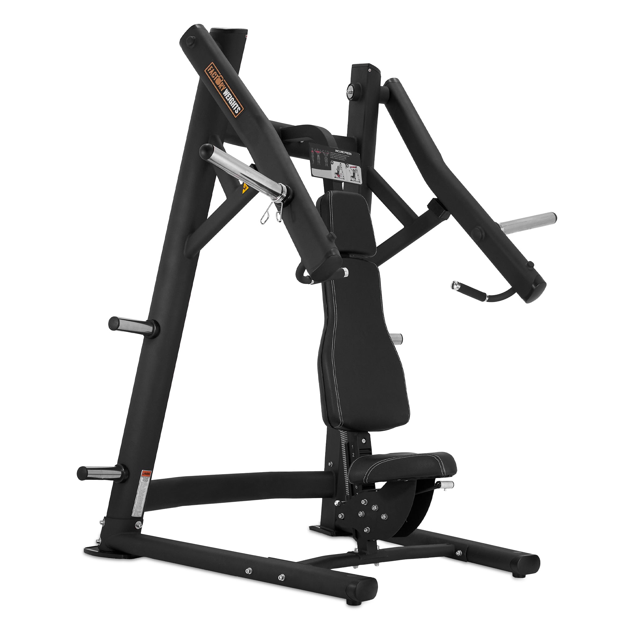 Incline chest machine clearance