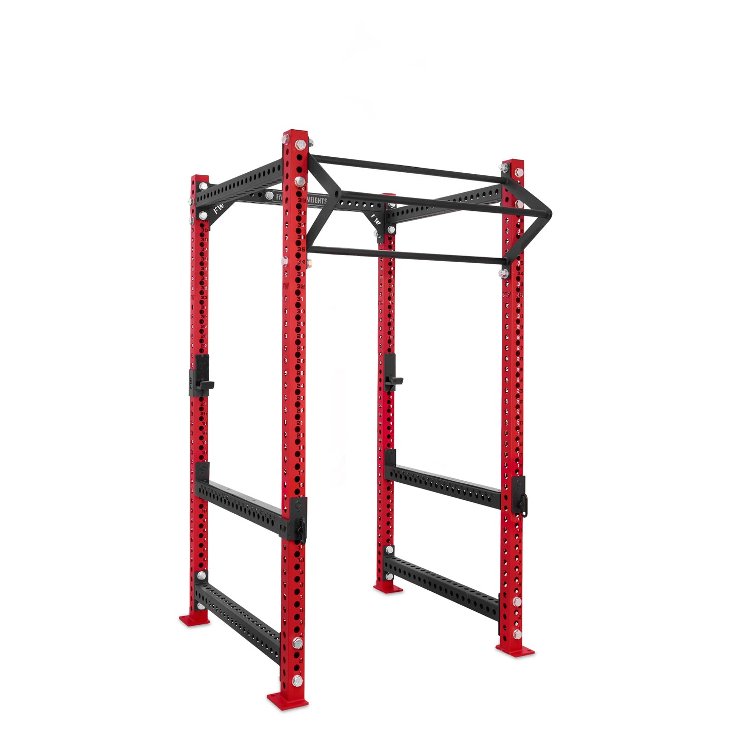 Regular Power Rack Red Filthy North Bar Flip Down Safety Bars