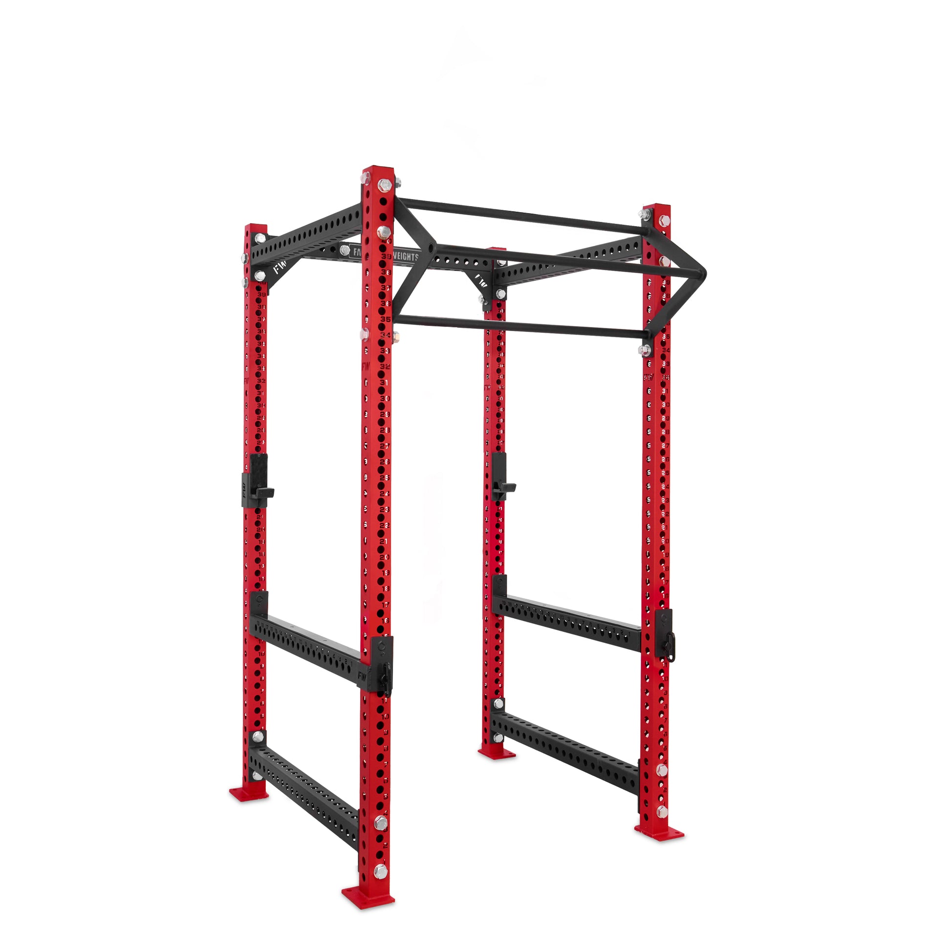 Regular Power Rack Red Filthy North Bar Flip Down Safety Bars