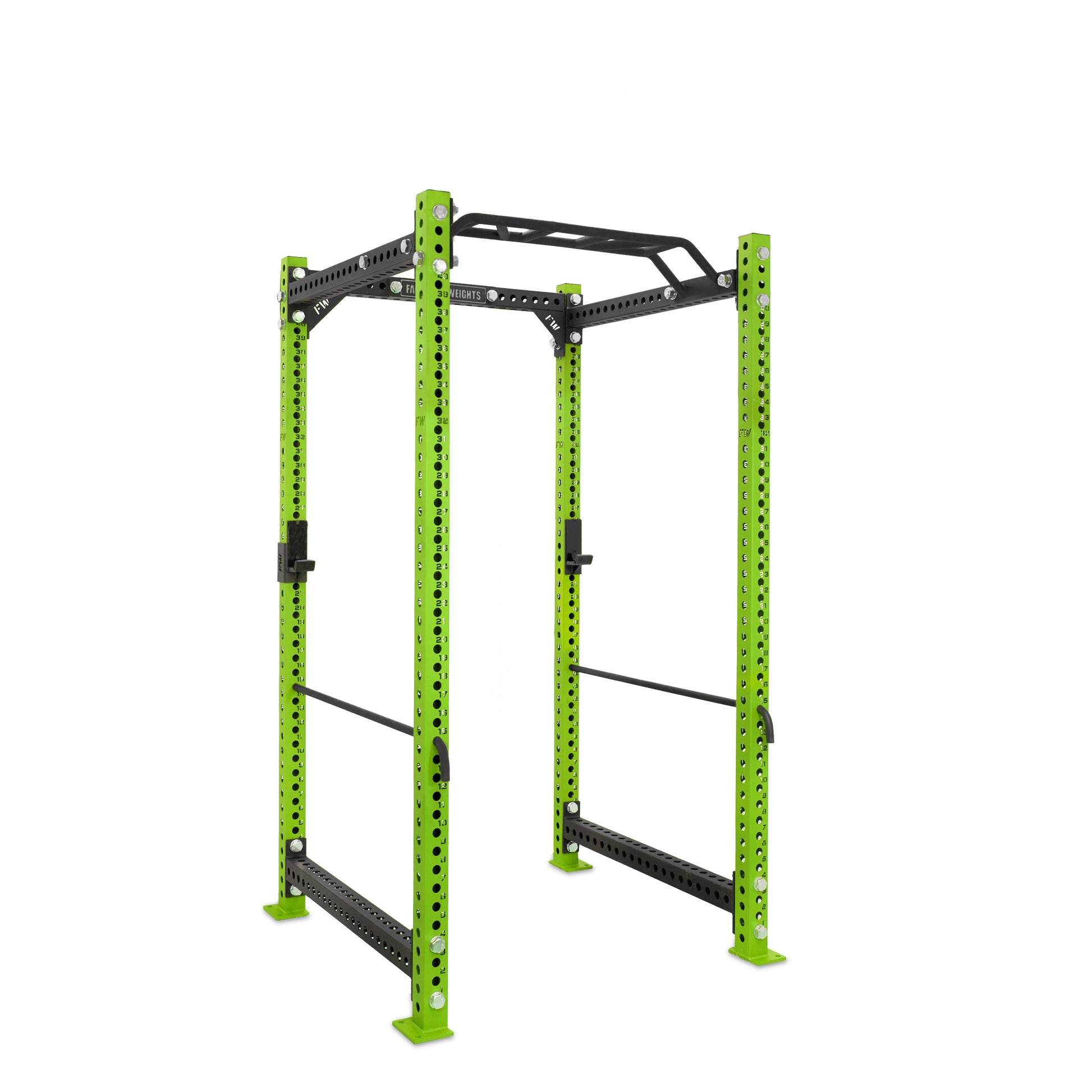 Regular Power Rack Green Monkey Bar Safety Bars