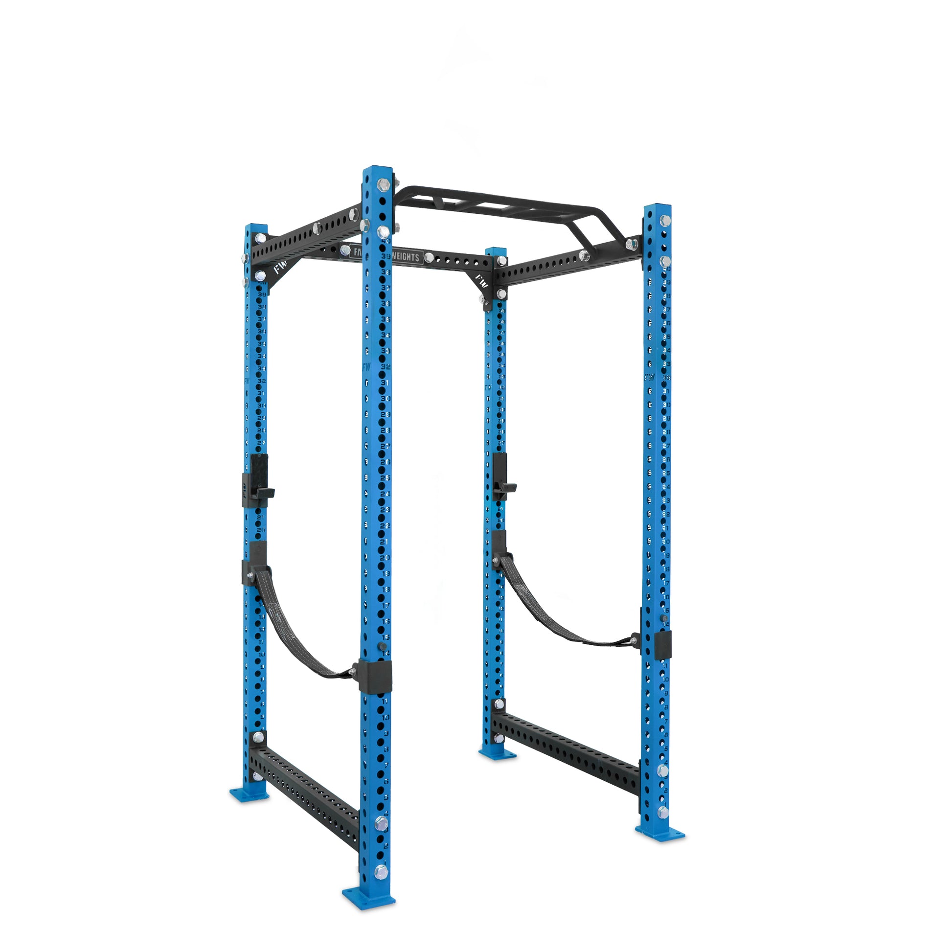 Regular Power Rack Blue Monkey Bar Webbed Catchers