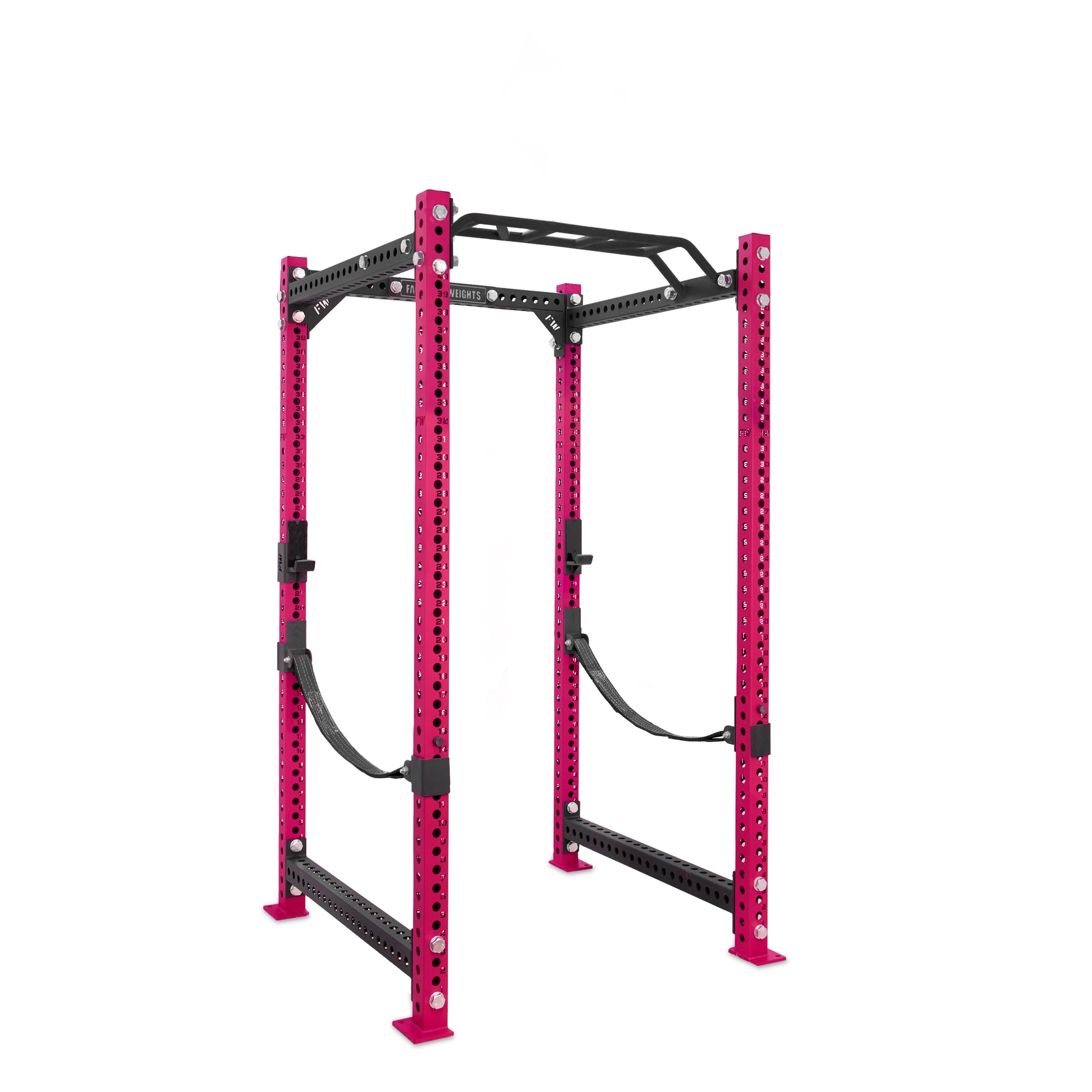 Regular Power Rack Pink Monkey Bar Webbed Catchers