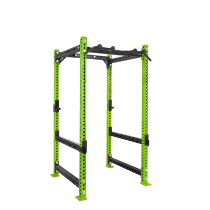 Regular Power Rack Green Omni Bar Flip Down Safety Bars