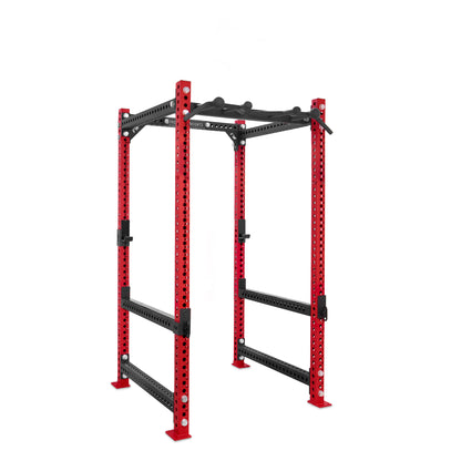 Regular Power Rack Red Omni Bar Flip Down Safety Bars