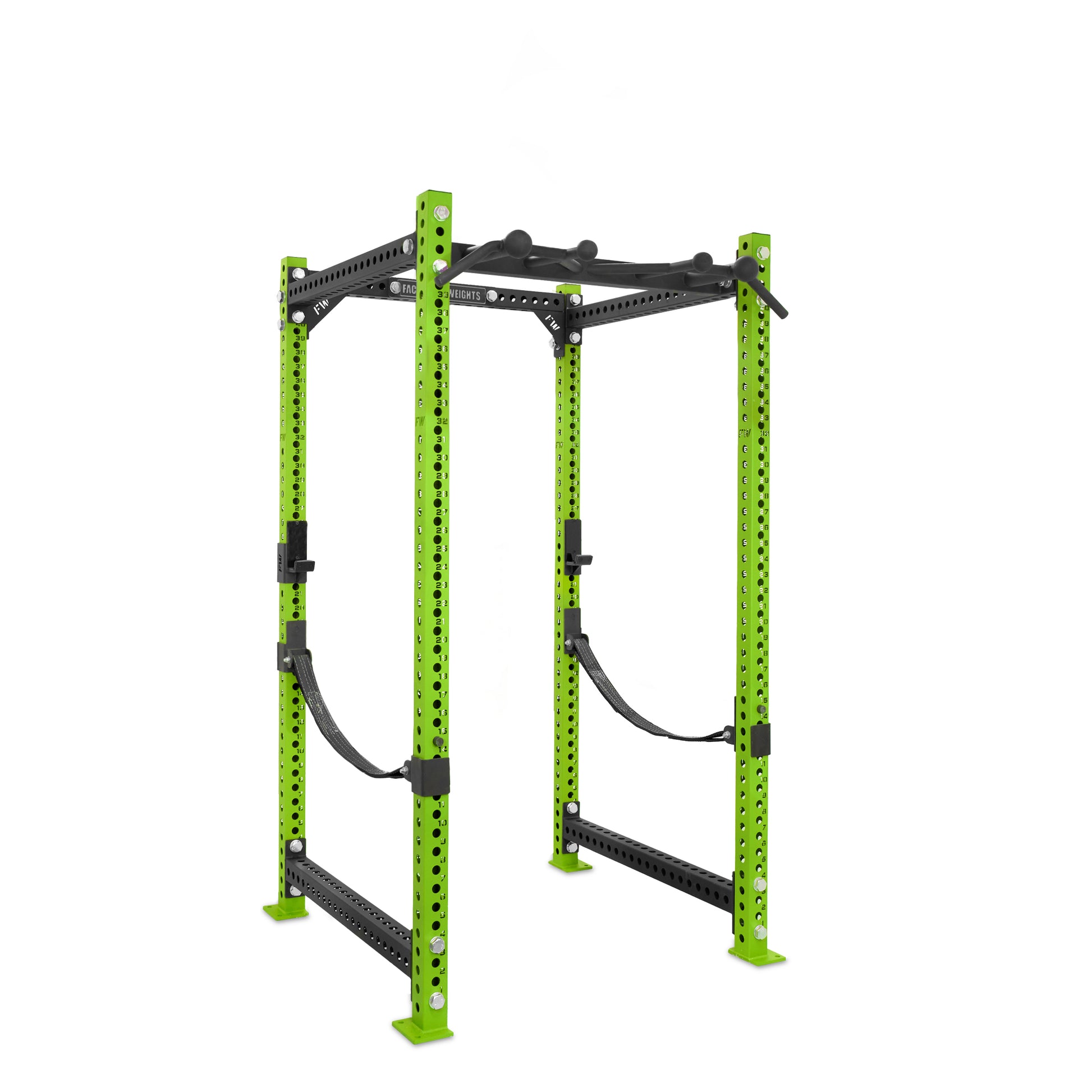 Regular Power Rack Green Omni Bar Webbed Catchers
