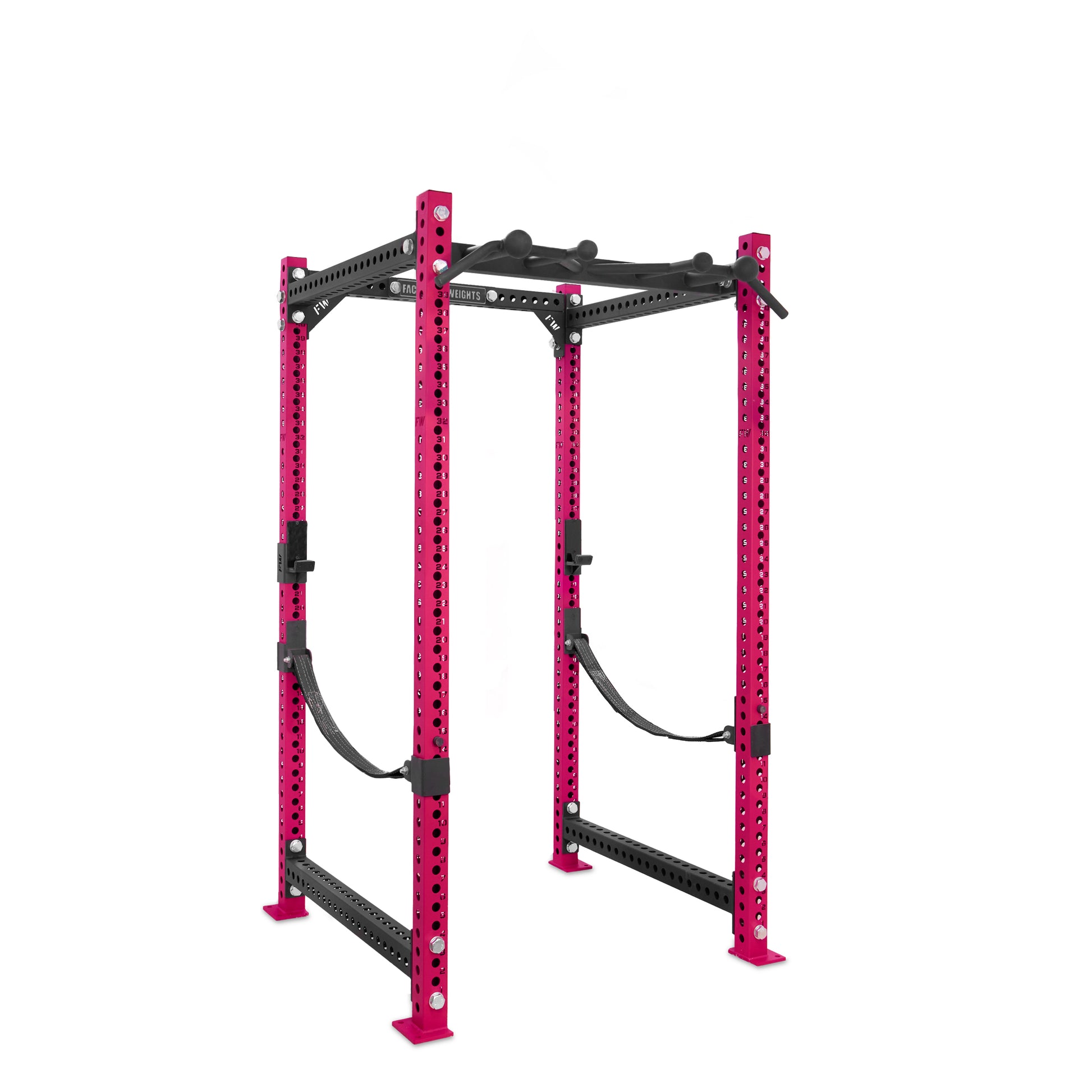 Regular Power Rack Pink Omni Bar Webbed Catchers