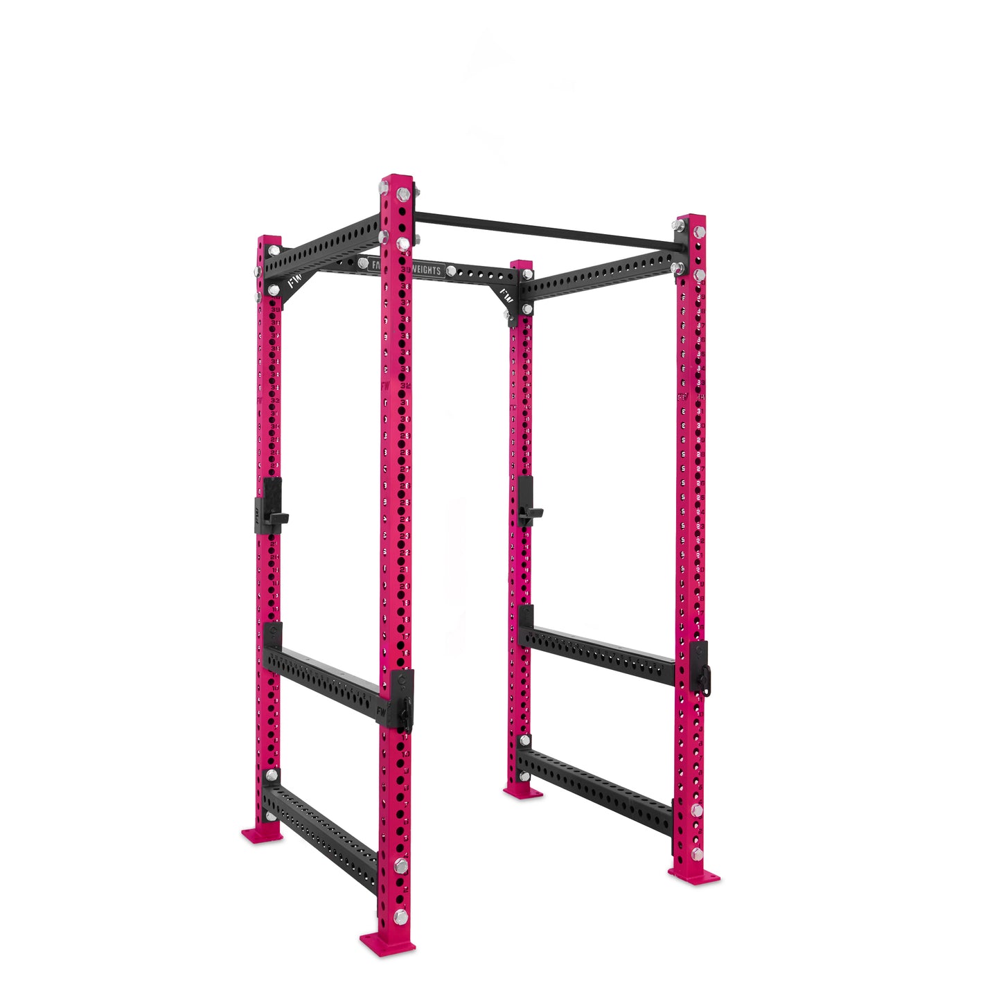 Regular Power Rack Pink Standard Bar Flip Down Safety Bars