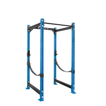 Regular Power Rack Blue Standard Bar Webbed Catchers