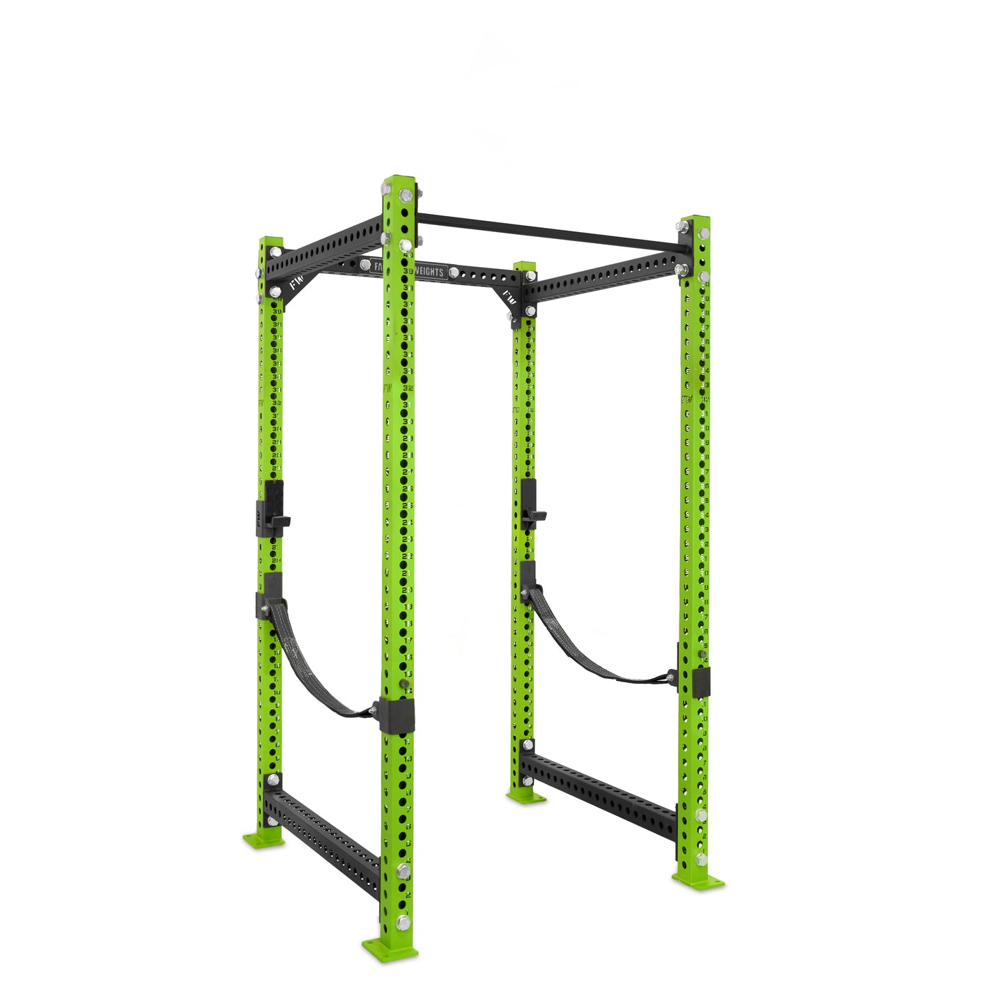 Regular Power Rack Green Standard Bar Webbed Catchers