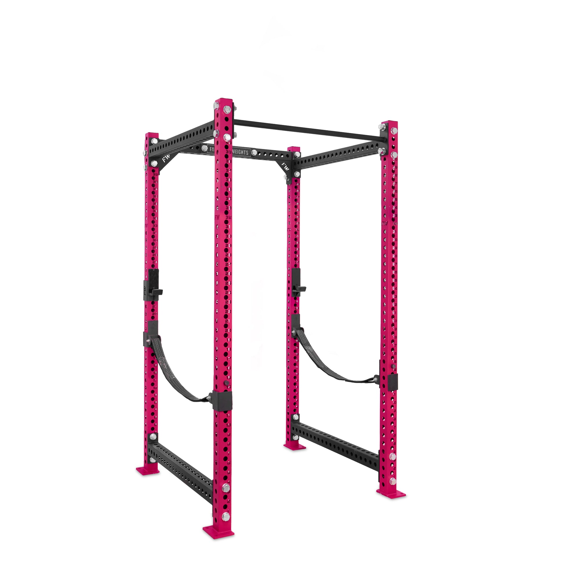 Regular Power Rack Pink Standard Bar Webbed Catchers