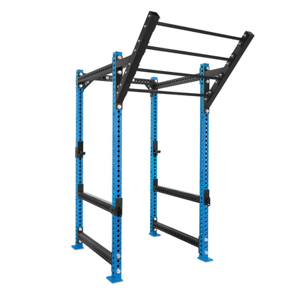 Regular Power Rack Blue Level Up Bar Flip Down Safety Bars