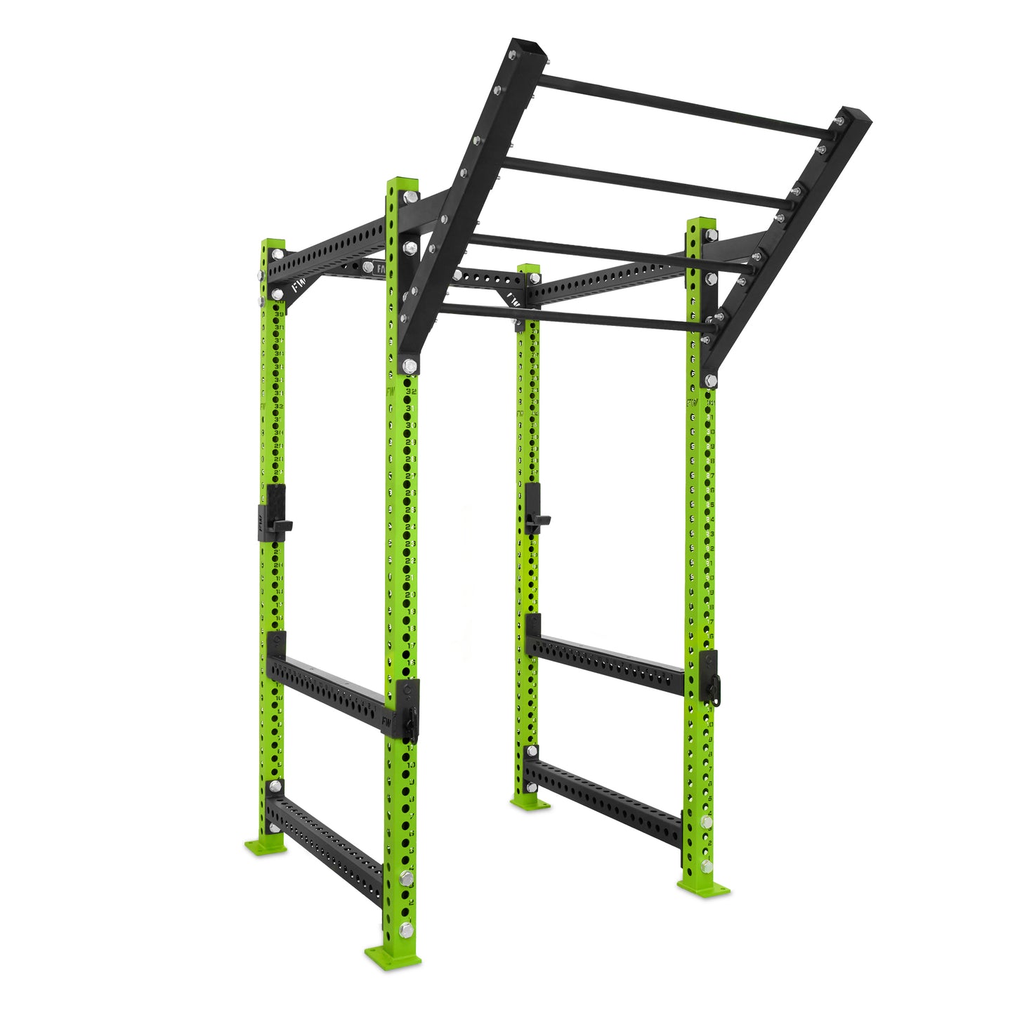 Regular Power Rack Green Level Up Bar Flip Down Safety Bars