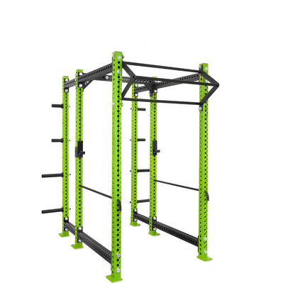 Regular Power Rack with Storage Green Filthy North Bar Safety Bars
