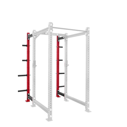 Power Rack Plate Storage Red 195cm 