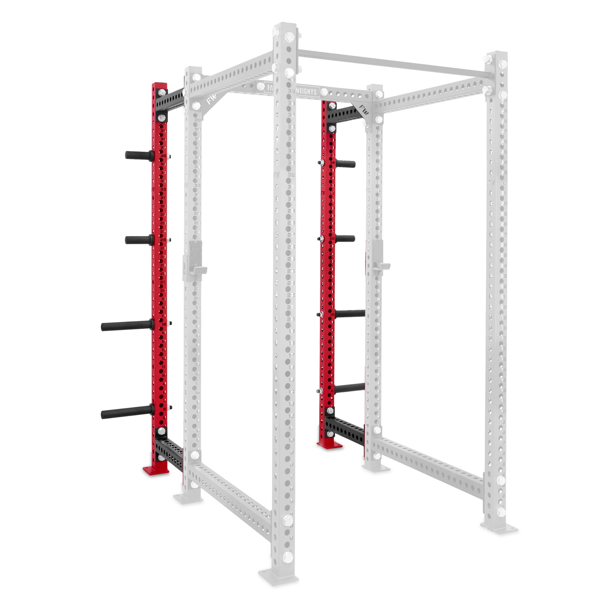 Power Rack Plate Storage