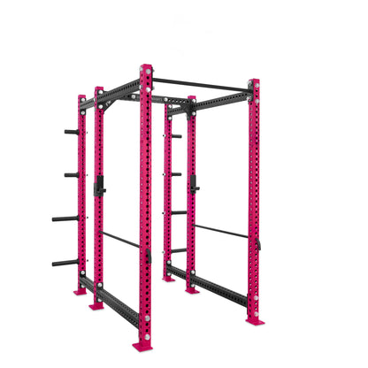 Regular Power Rack with Storage Pink Standard Bar Safety Bars