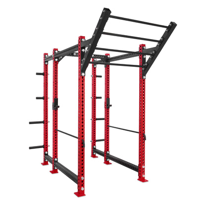 Regular Power Rack with Storage Red Level Up Bar Safety Bars