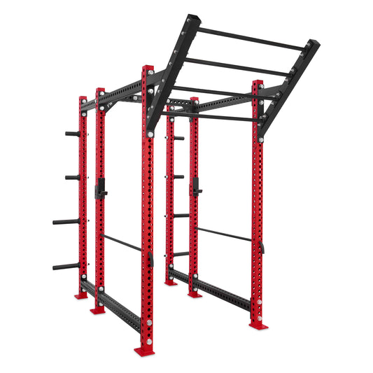 Regular Power Rack with Storage Red Level Up Bar Safety Bars